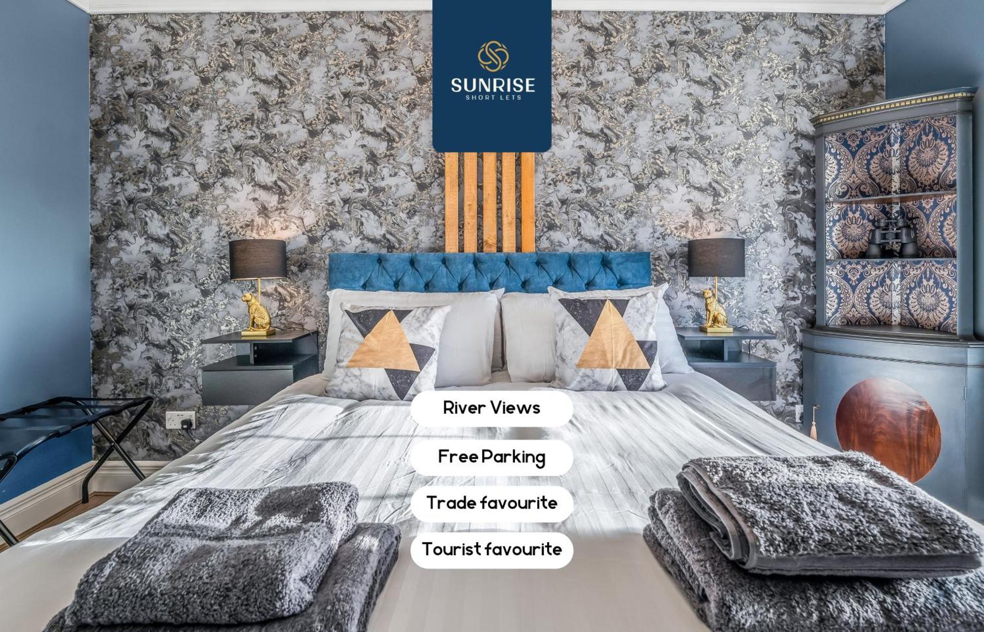 Presidential Apartment, Family Home, Luxury Bedrooms, 2 Rooms, 1 King Bed, 2 Single Beds, Free Wifi, Free Parking, Tourists, Business Travelers, Relocation, Beautiful River Views, - Long Stays, Invoice And Reduced Price Are Only Via Sunrise Short Let Данді Екстер'єр фото
